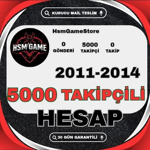  ESKİ TARİHLİ - 5000 TAKİPÇİLİ İNSTAGRAM HESAP