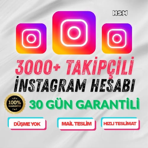  ⭐️ 2013++3000 TAKİPÇİLİ HESAP İNST⭐️