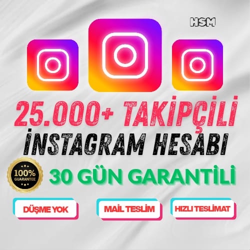 ⭐️ 2013++25.000 TAKİPÇİLİ HESAP İNST⭐️