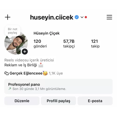  Orijinal aktif hesap