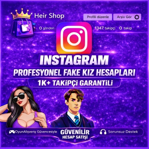 ⭐ PROFESYONEL FAKE KIZ HESABI ⭐