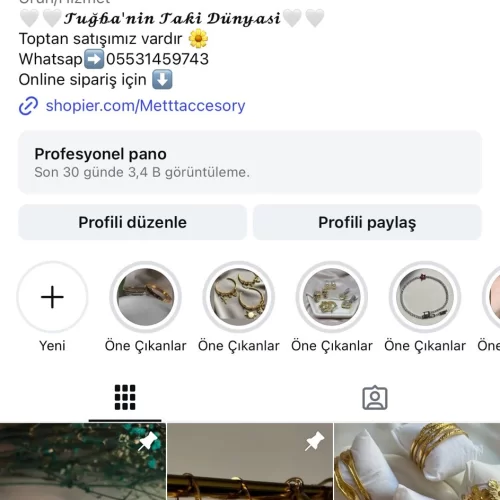  77 bin ORJİNAL takipcili 7 8 yıllık aksesuar hesabi