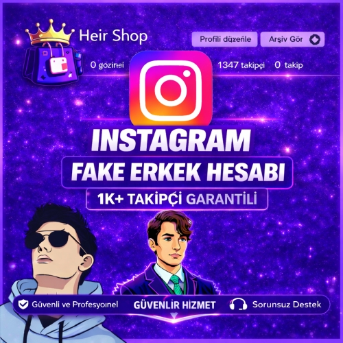 ⭐ PROFESYONEL FAKE ERKEK HESABI ⭐