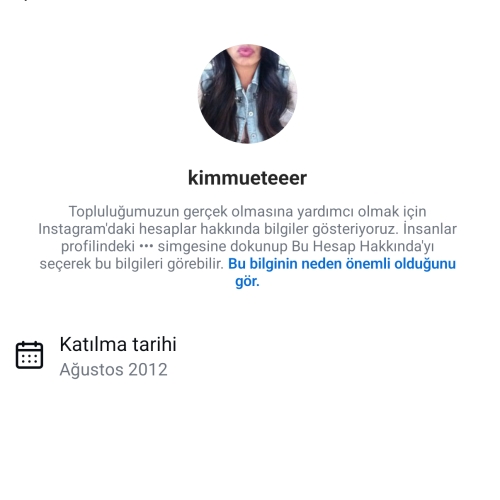  İnstagram hesap 2012 kurulumlu kaliteli güzel hesap