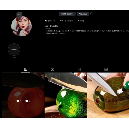  94 K güncel instagram hesabı acil satılık