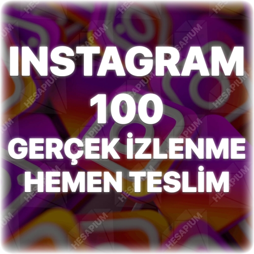  Instagram 100 Gerçek İzlenme - Keşfet Etkili