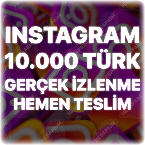  Instagram 10.000 Türk İzlenme - Keşfet Etkili