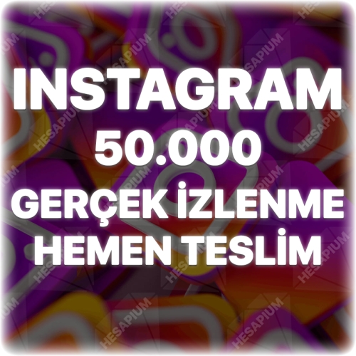 Instagram 50.000 Organik İzlenme - Keşfet Etkili