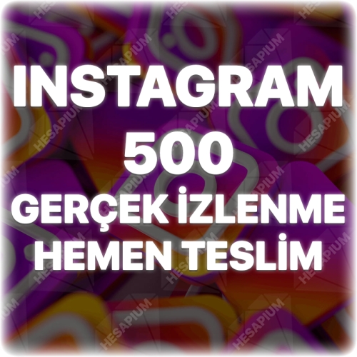  Instagram 500 Gerçek İzlenme - Keşfet Etkili- Kopya