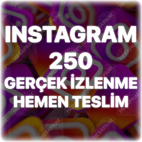  Instagram 250 Gerçek İzlenme - Keşfet Etkili
