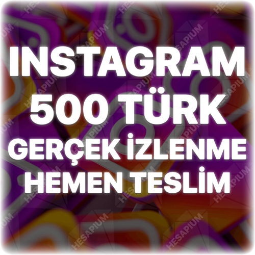  Instagram 500 Türk İzlenme - Keşfet Etkil