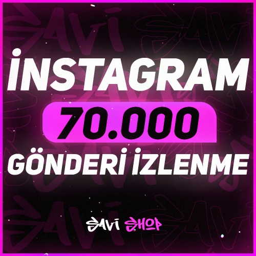  İNSTAGRAM 70BİN GÖNDERİ İZLENME+GARANTİ+HIZLI