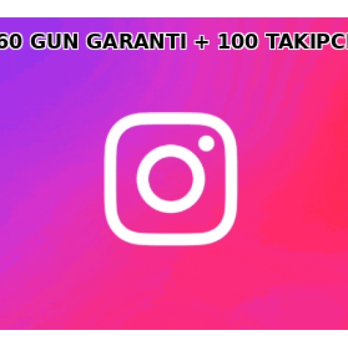  !!365 GÜN GARANTİLİ!! 100 TAKİPÇİ