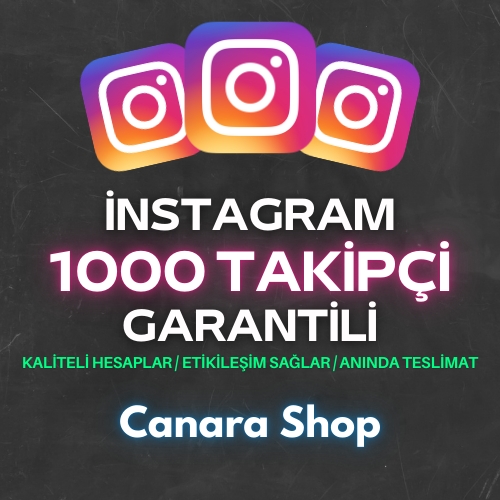 ⭐INSTAGRAM 1000 GERÇEK TAKİPÇİ - Garantili - En İyisi