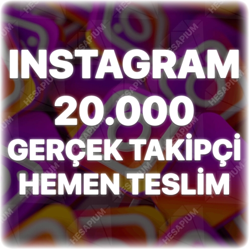  ÇALIŞAN - Instagram 20.000 Takipçi - Keşfet Etkili