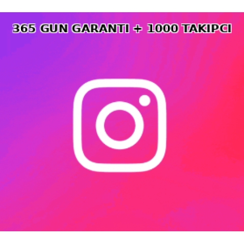  !!365 GÜN GARANTİLİ!! 1000 TAKİPÇİ