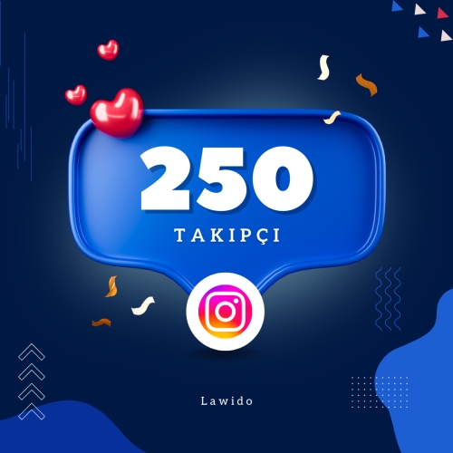  İnstagram 250 Gerçek Takipçi