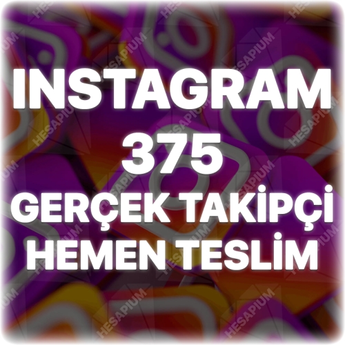  Instagram 375 Gerçek Takipçi - Keşfet Etkili