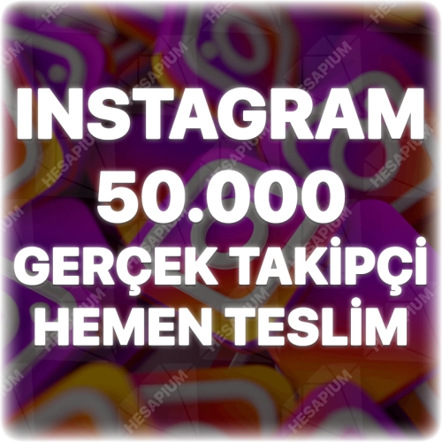  ÇALIŞAN - Instagram 50.000 Takipçi - Keşfet Etkili