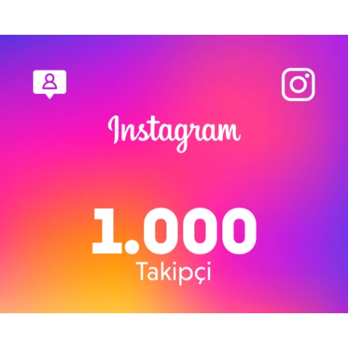  Instagram 1.000 takipçi