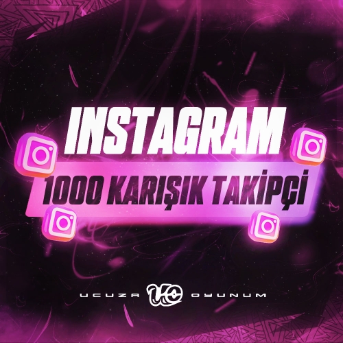  ⚡ ÇALIŞIYOR - 1000 Adet İnstagram Karışık Takipçi
