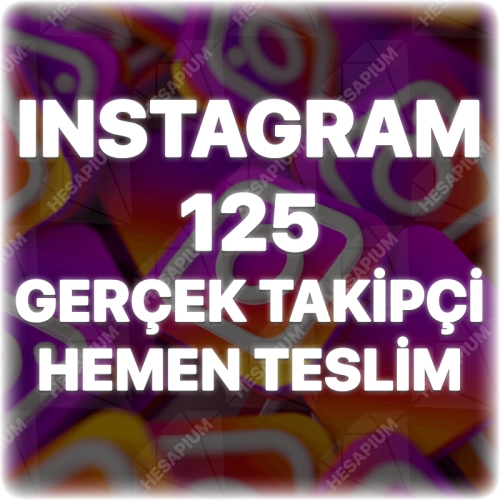  Instagram 125 Gerçek Takipçi - Keşfet Etkili
