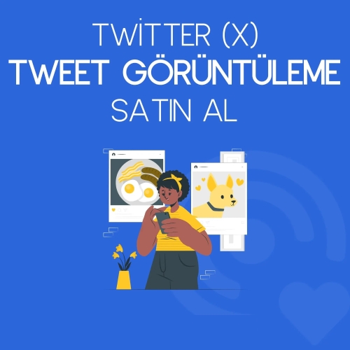  10.000 Tweet Görüntülenme  Süper TESLİMAT