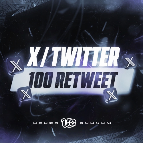  ⚡ ÇALIŞIYOR - 100 Adet X Twitter Retweet
