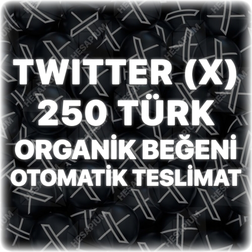  Twitter X 250 Türk Organik Beğeni - Trend Etkili