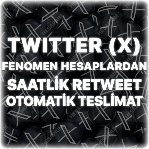  Twitter X Fenomen Hesaplardan Organik Retweet