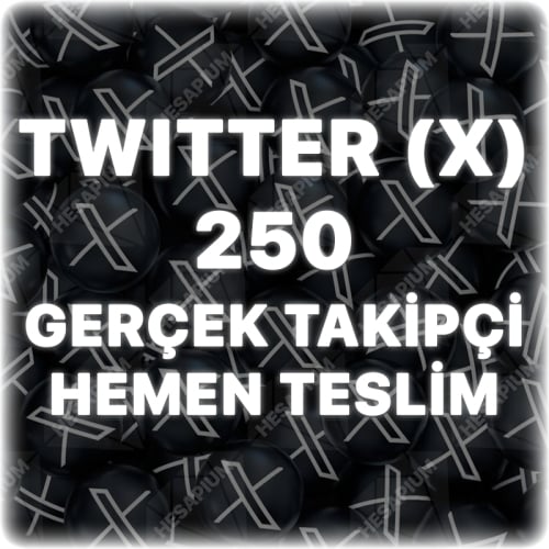  Twitter X 250 Organik Takipçi - Trend Etkili