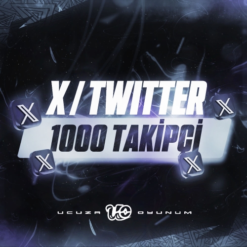  ⚡ ÇALIŞIYOR - 1000 Adet X Twitter Takipçi