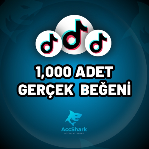 Keşfet Etkili - TikTok 1.000 Gerçek Beğeni