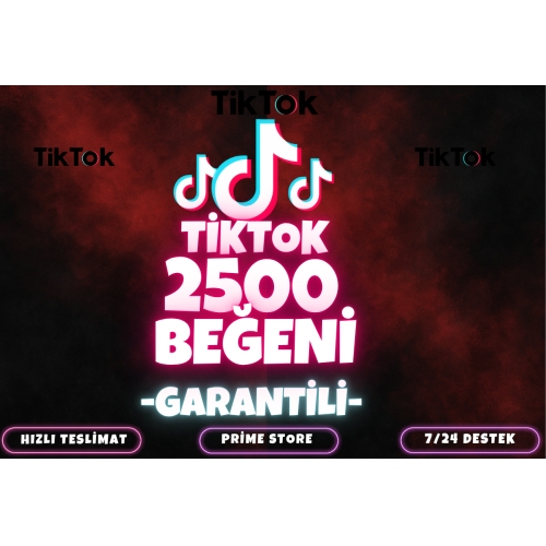  ✨ANLIK TİKTOK 2500 BEĞENİ✨