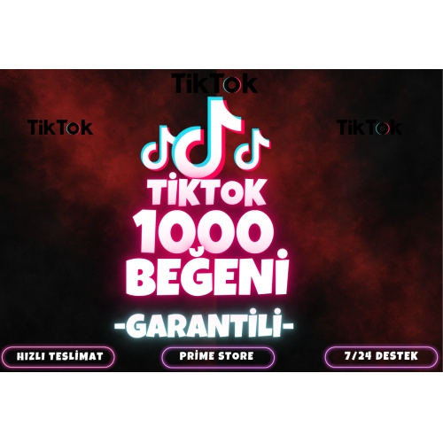  ✨ANLIK TİKTOK 1000 BEĞENİ✨