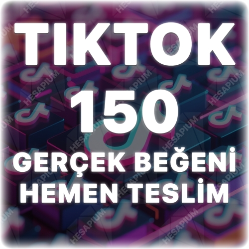  TikTok 150 Gerçek Beğeni - Keşfet Etkili