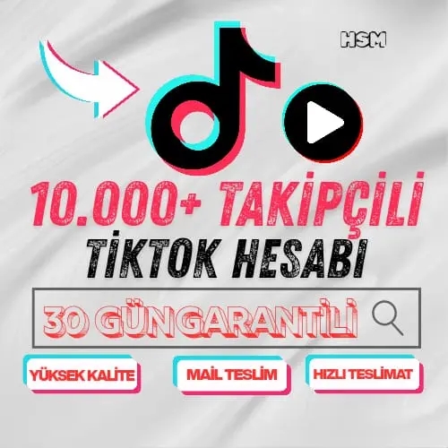  ⭐️+10.000 TAKİPÇİLİ HESAP TİKTOK -MAİLLİ ⭐️