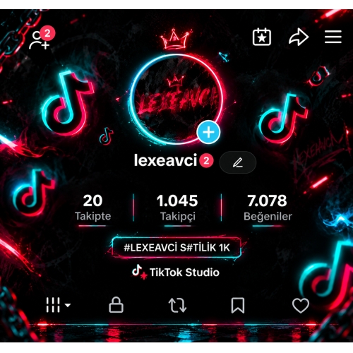 TİK TOK HESAP 1K TAKİPÇİLİ KALİTELİ HESAP