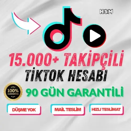  ⭐️+15.000 TAKİPÇİLİ HESAP TİKTOK -MAİLLİ ⭐️
