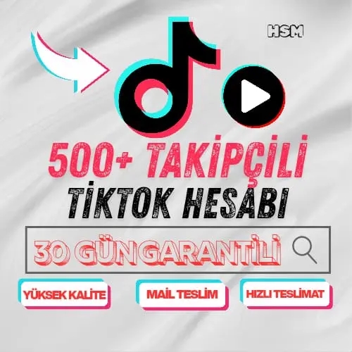  ⭐️+500 TAKİPÇİLİ HESAP TİKTOK -MAİLLİ ⭐️