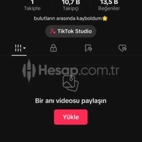  EFAANE BOTSUZ 10BİN TAKİPÇİLİ TİKTOK HESBAİ