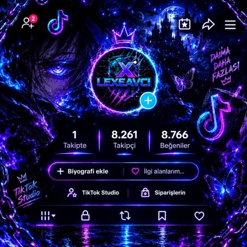 8K TİK TOK HESAP TERTEMİZ HESAP