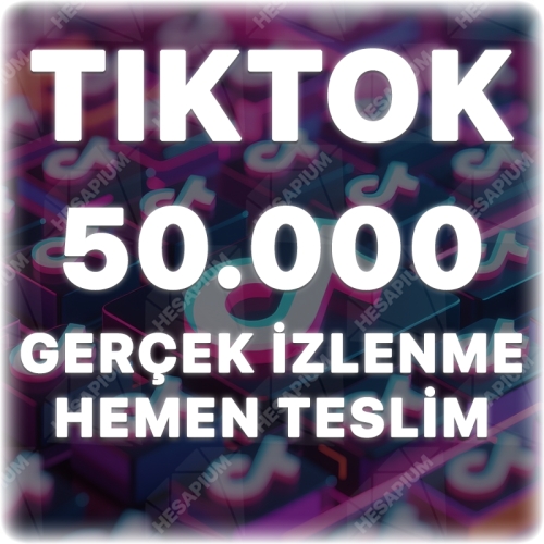  TikTok 50.000 Gerçek İzlenme - Keşfet Etkili