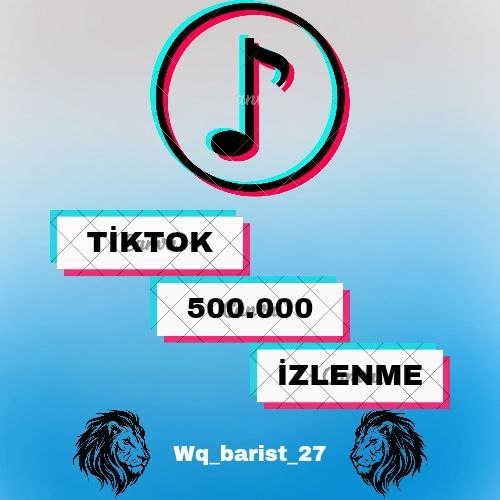  ⚡ 500.000 TikTok İzlenme