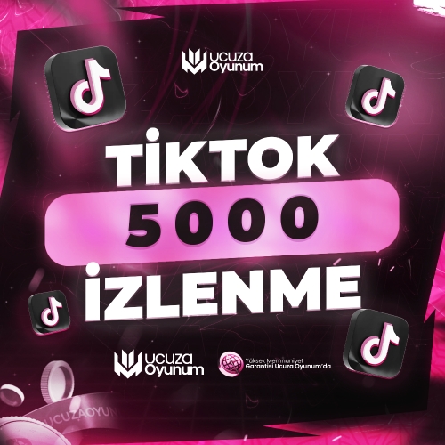  ⚡ ÇALIŞIYOR - TikTok 5.000 İzlenme - Premium Servis