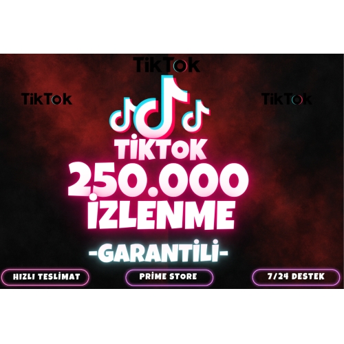  ✨ANLIK TİKTOK 250.000 İZLENME✨