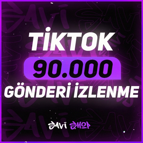  TİKTOK 90BİN İZLENME+GARANTİ+HIZLI