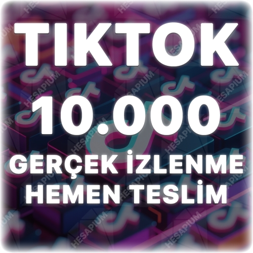  TikTok 10.000 Organik İzlenme - Keşfet Etkili