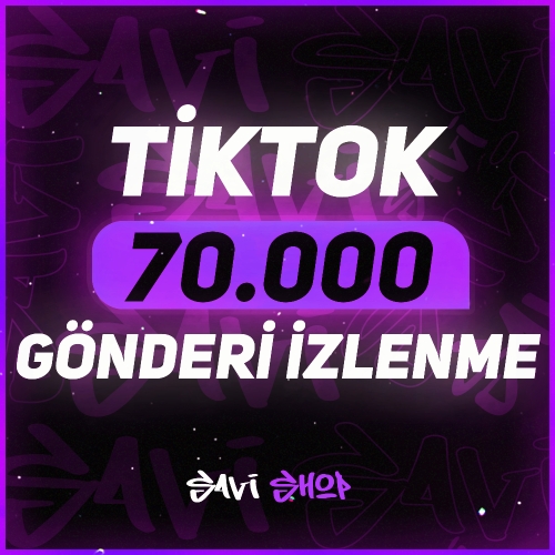  TİKTOK 70BİN İZLENME+GARANTİ+HIZLI