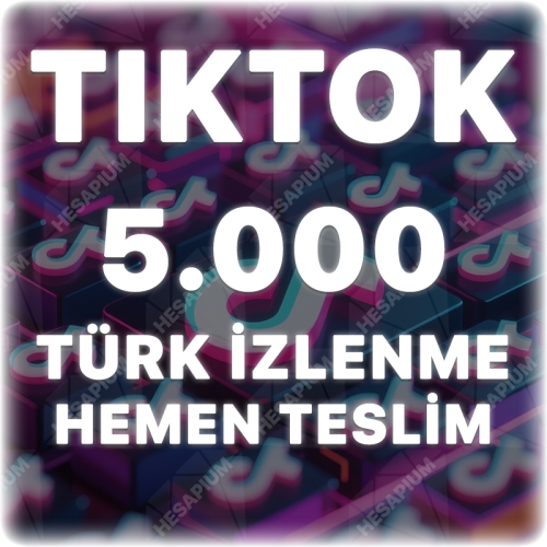  TikTok 5.000 Organik Türk İzlenme - Keşfet Etkili